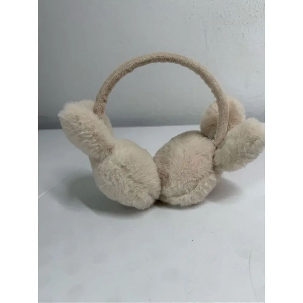 Girls Faux FurโEarmuffs One Size Fluffy Plush Rabbit